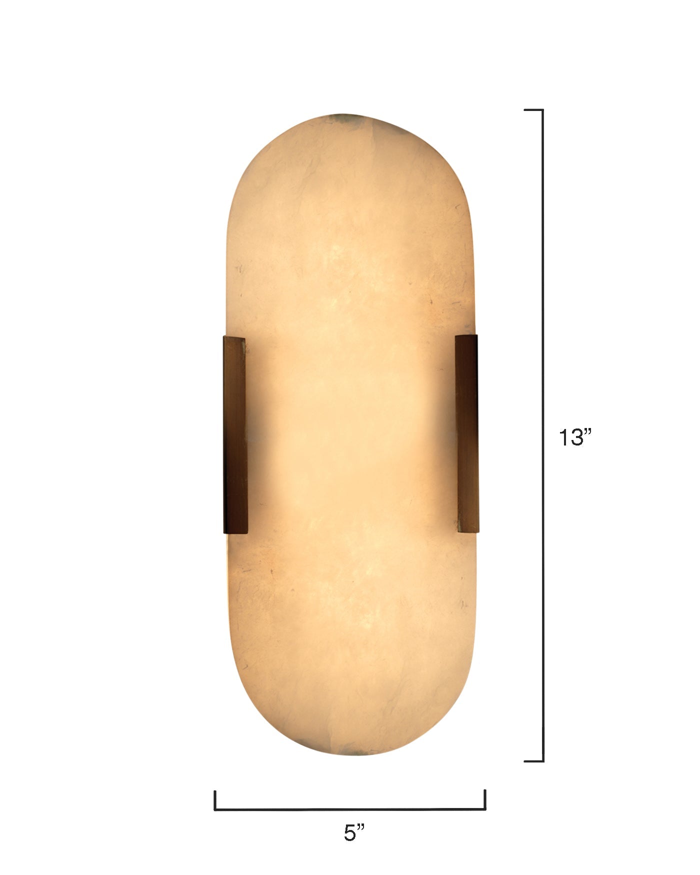 Delphi Wall Sconce in Antique Brass Metal