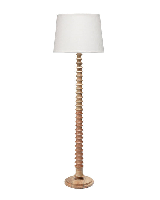 Revolution Floor Lamp in Bleached Wood