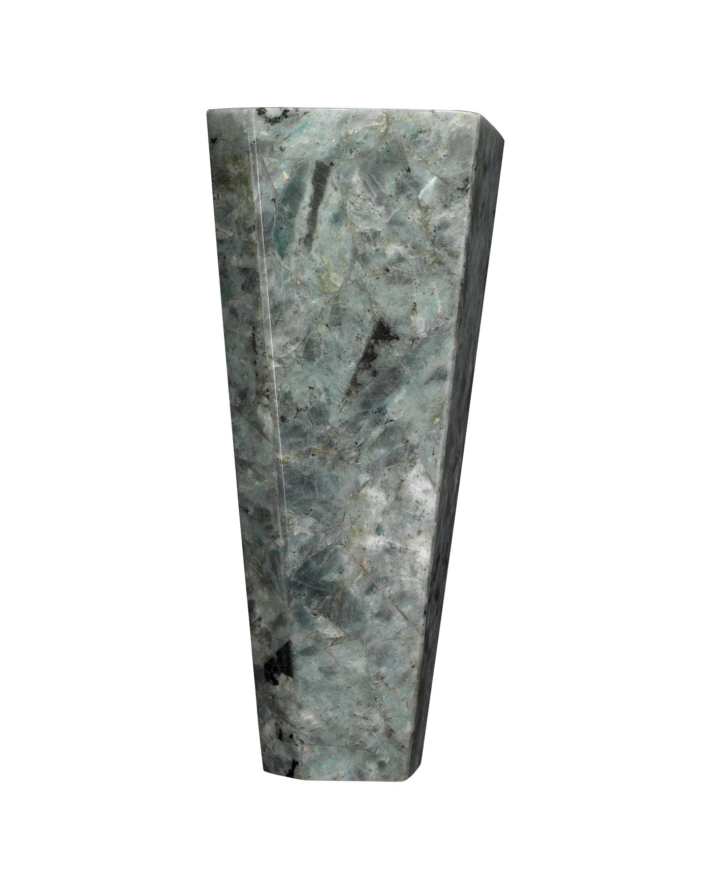 Borealis Tall Hexagon Wall Sconce in Labradorite
