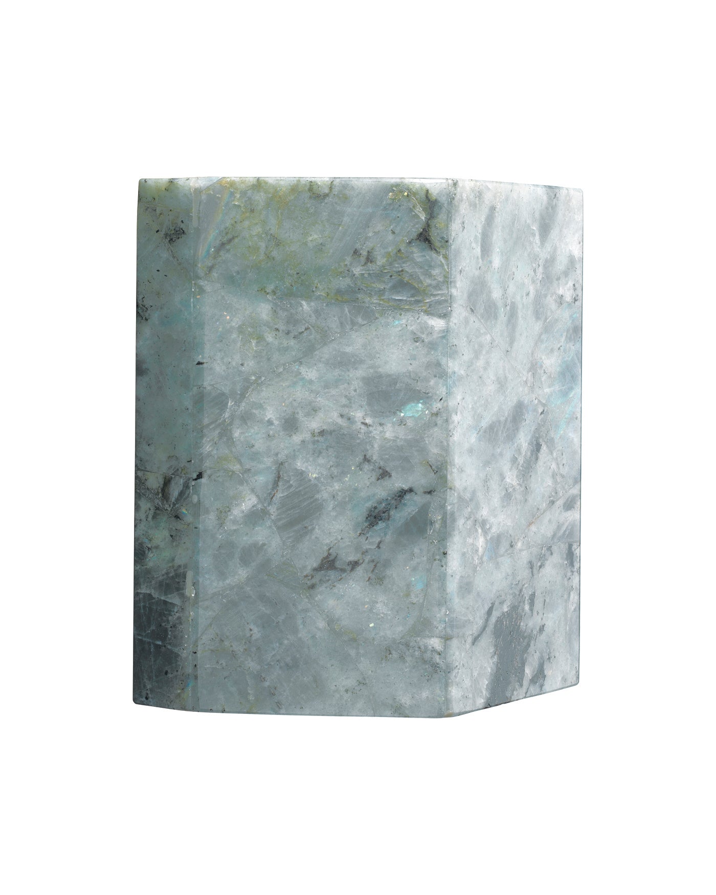 Borealis Hexagon Wall Sconce in Labradorite