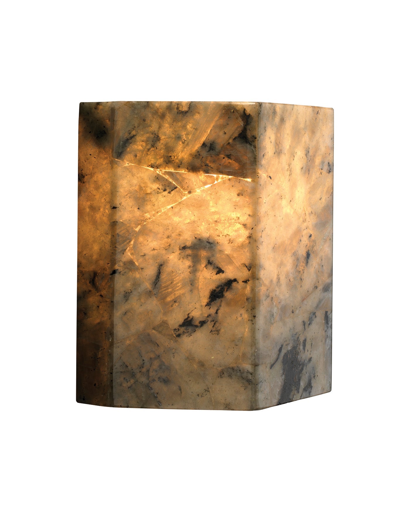 Borealis Hexagon Wall Sconce in Labradorite
