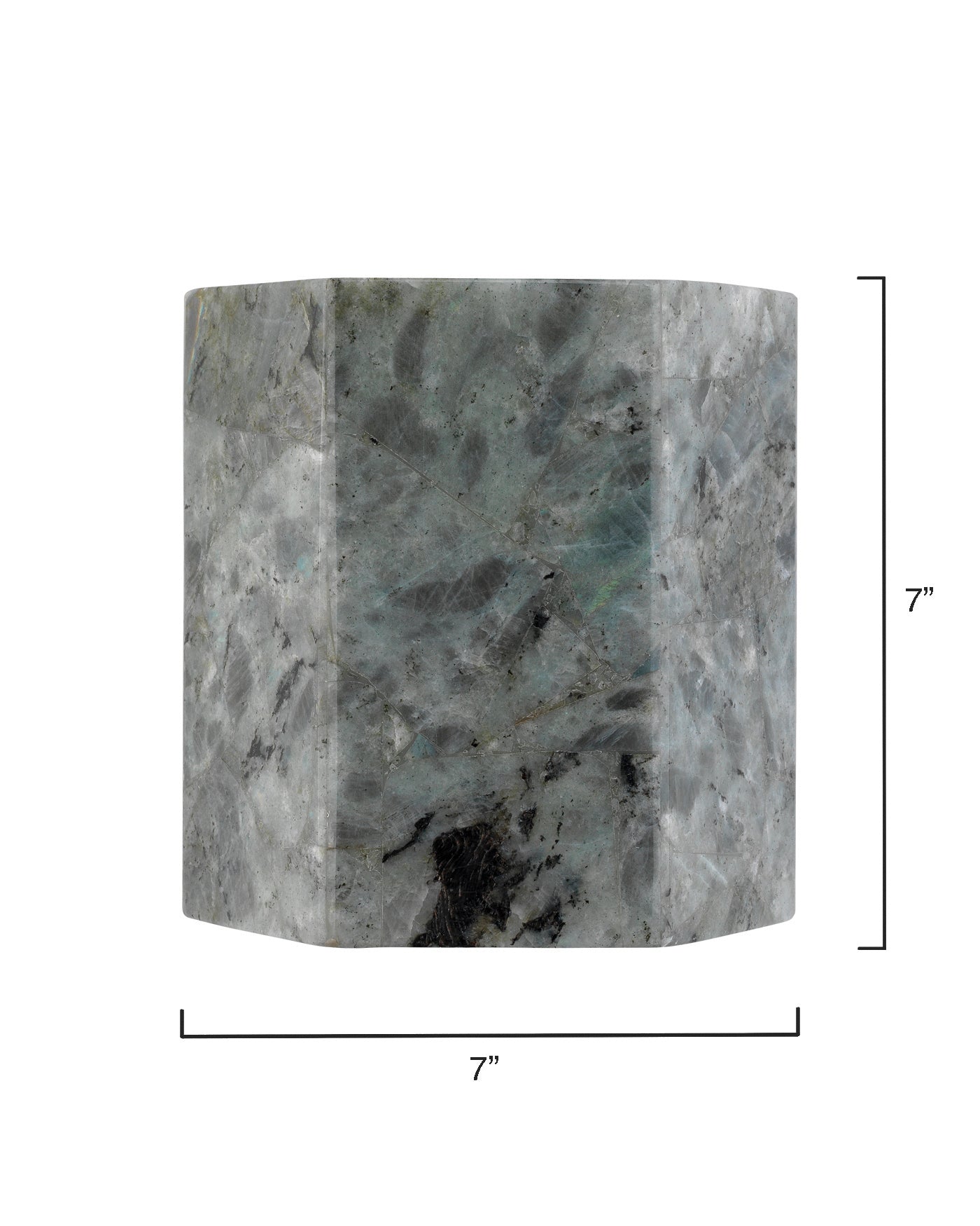Borealis Hexagon Wall Sconce in Labradorite