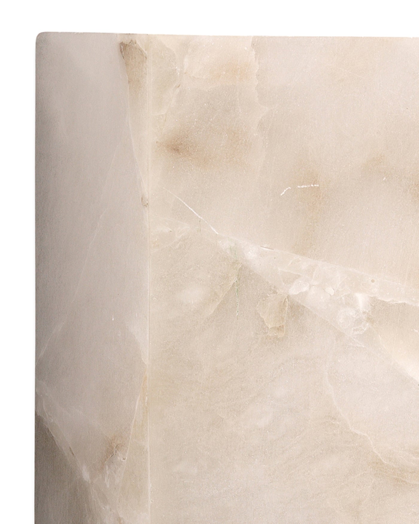 Borealis Hexagon Wall Sconce in Alabaster