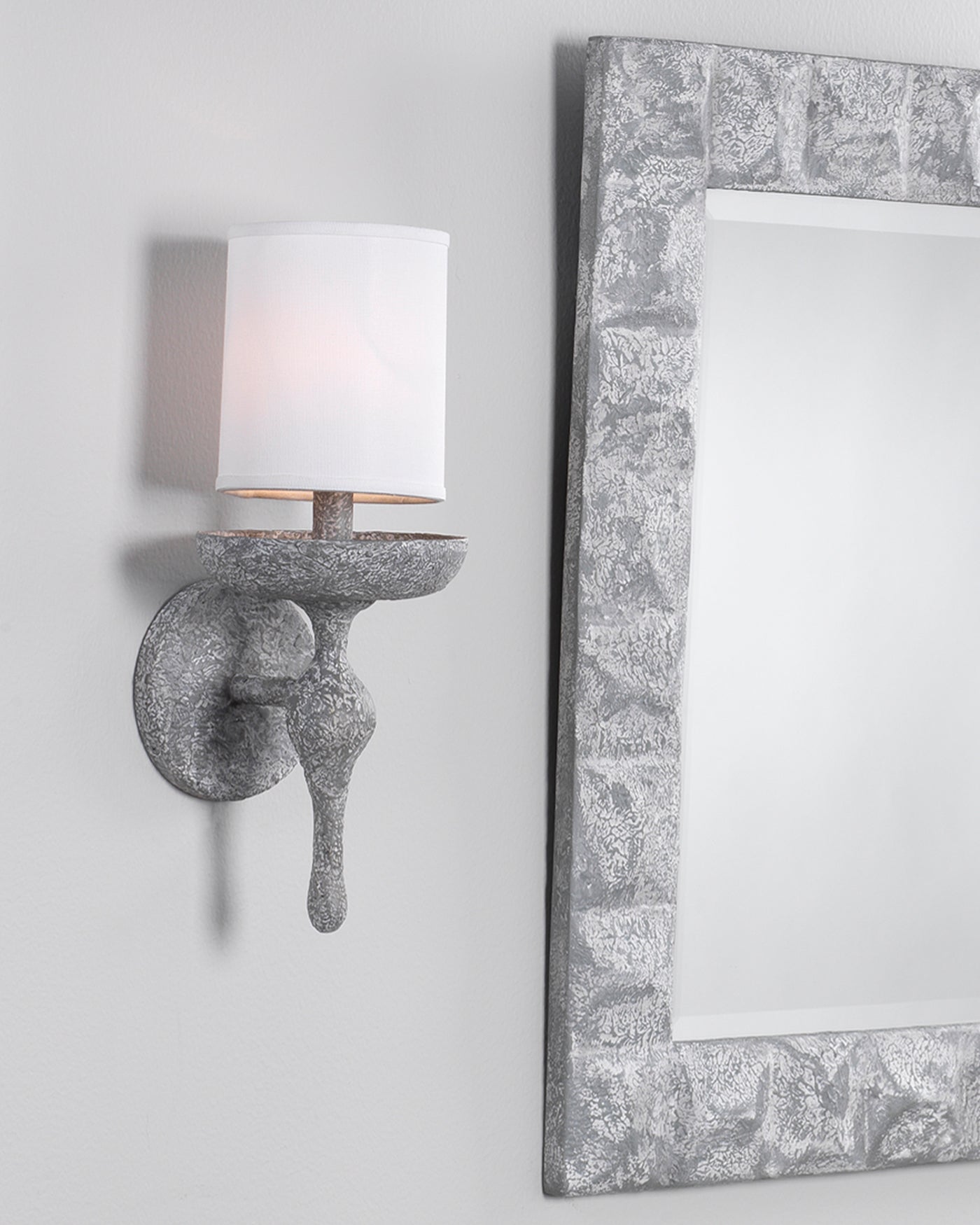 Concord Wall Sconce in Grey Plaster