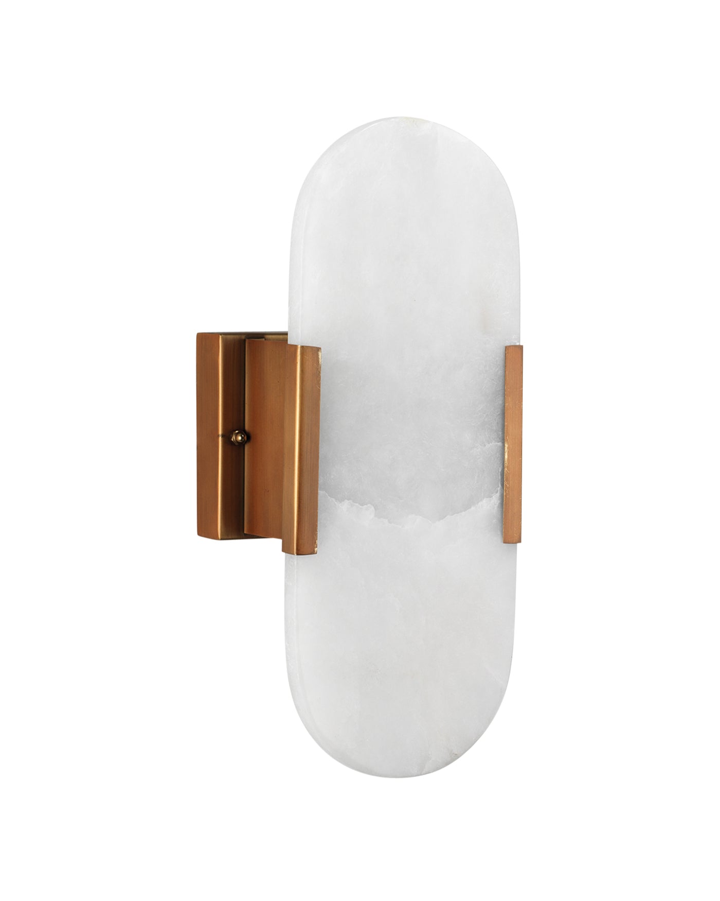 Delphi Wall Sconce in Antique Brass Metal