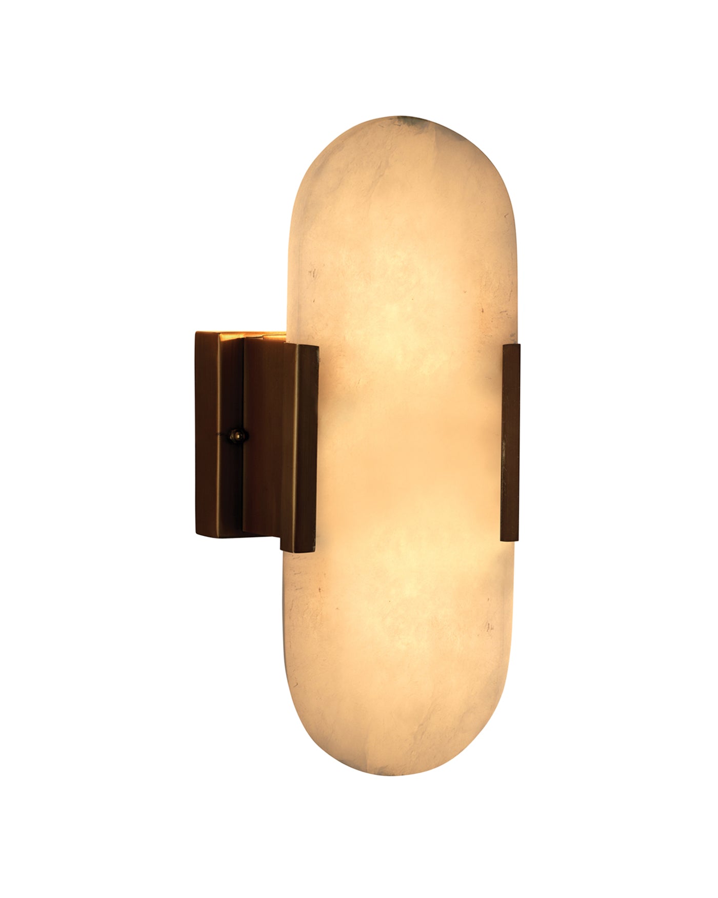 Delphi Wall Sconce in Antique Brass Metal