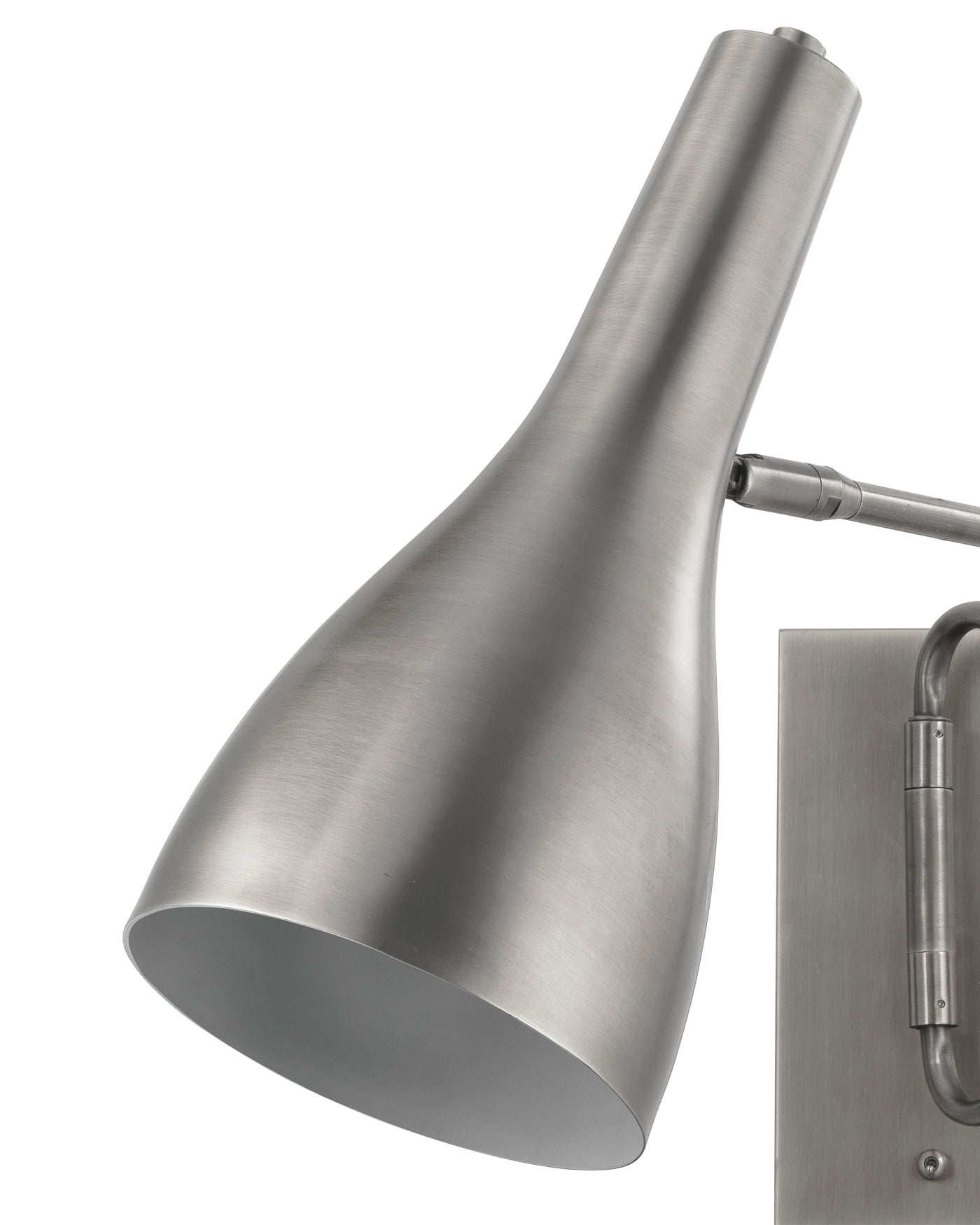 Lenz Swing Arm Wall Sconce in Gun Metal