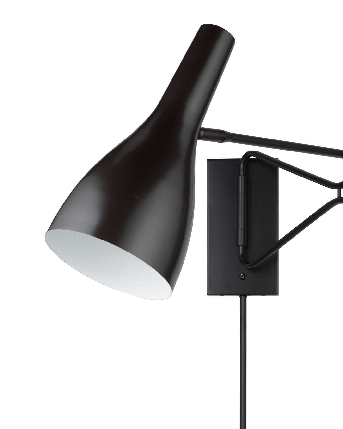 Lenz Swing Arm Wall Sconce in Oil Rubbed Bronze Metal