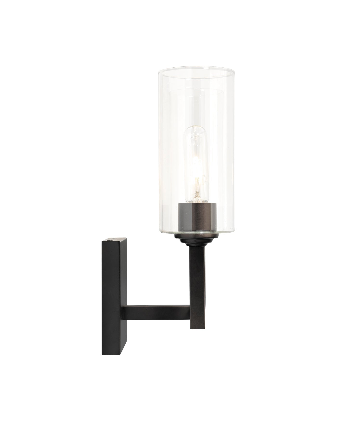 Linear Double Wall Sconce in Oil Rubbed Bronze Metal