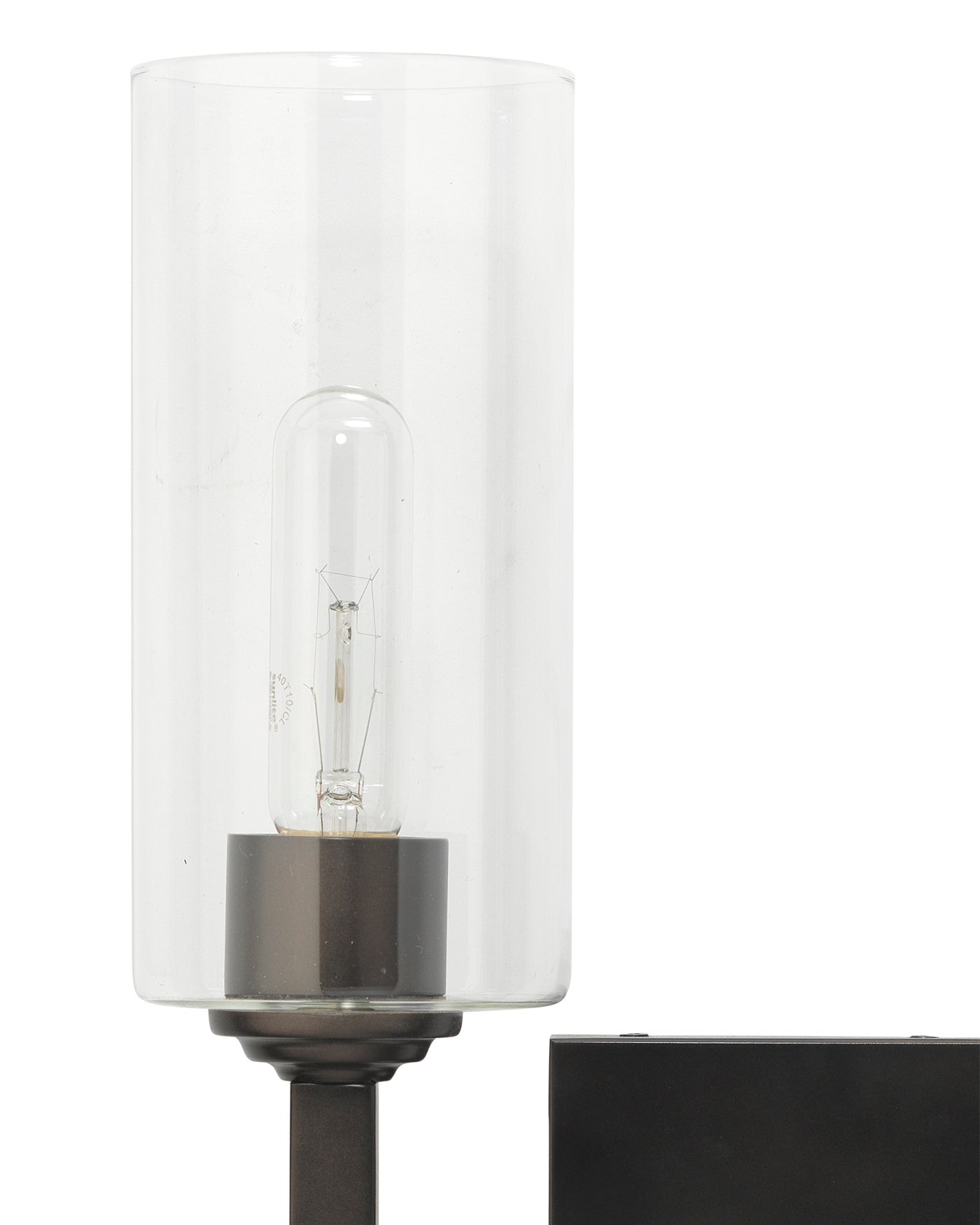 Linear Double Wall Sconce in Oil Rubbed Bronze Metal