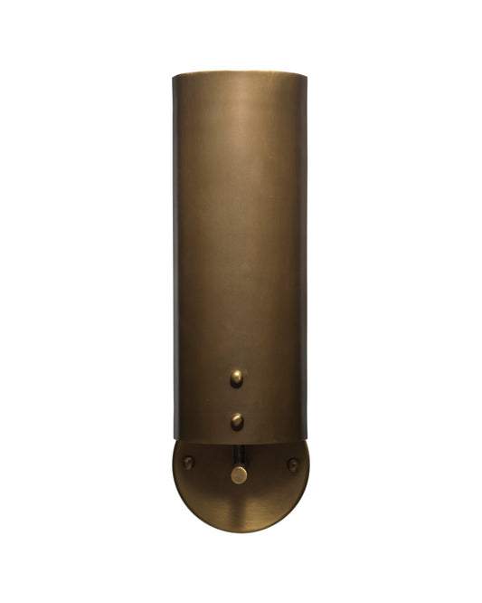 Olympic Wall Sconce in Antique Brass Metal