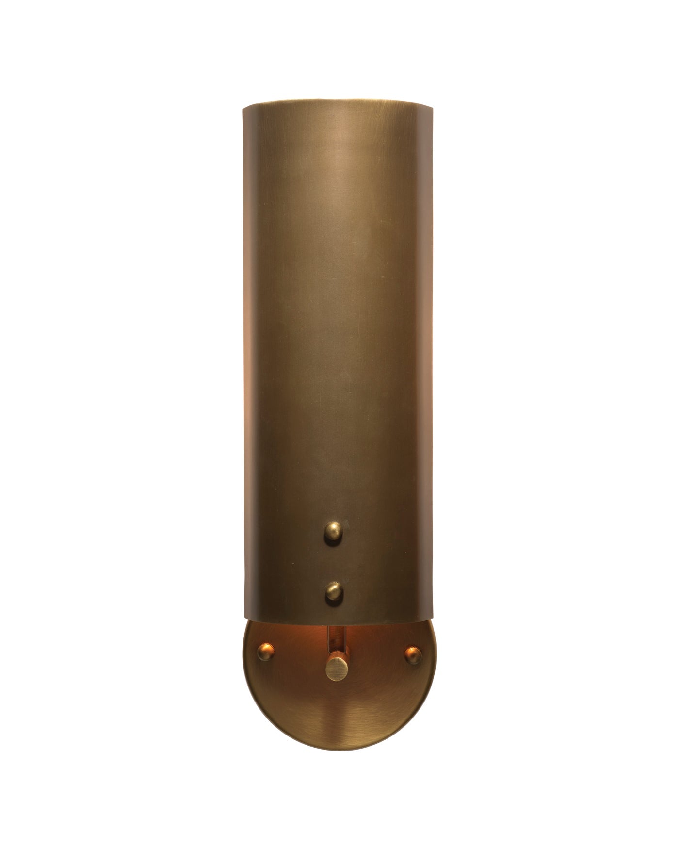 Olympic Wall Sconce in Antique Brass Metal