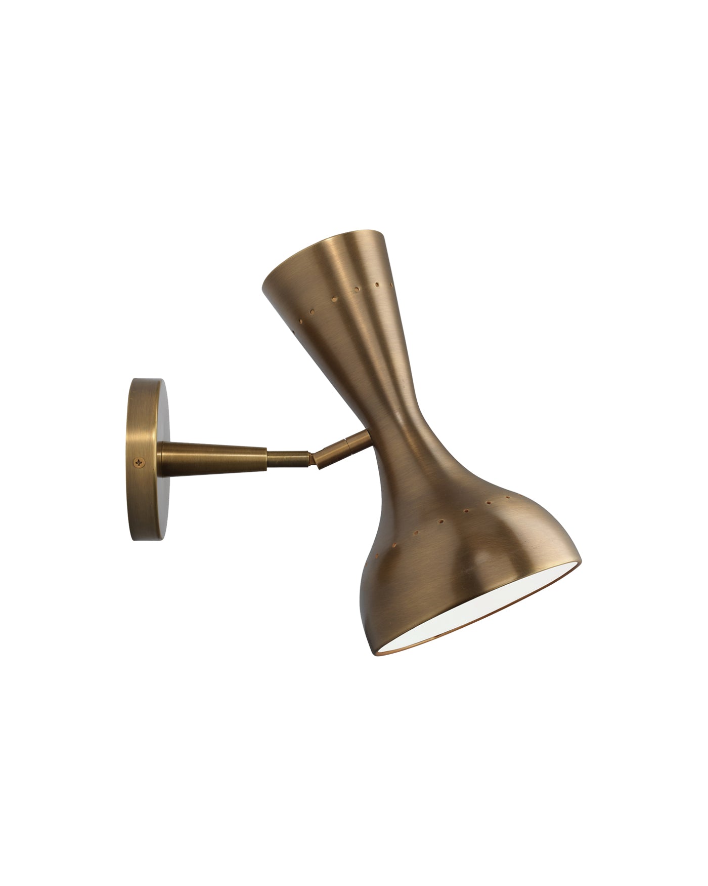 Pisa Wall Sconce in Antique Brass Metal