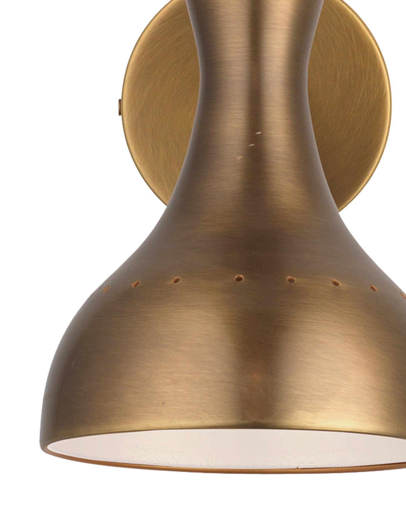 Pisa Wall Sconce in Antique Brass Metal