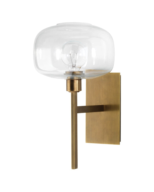 Scando Mod Sconce in Antique Brass