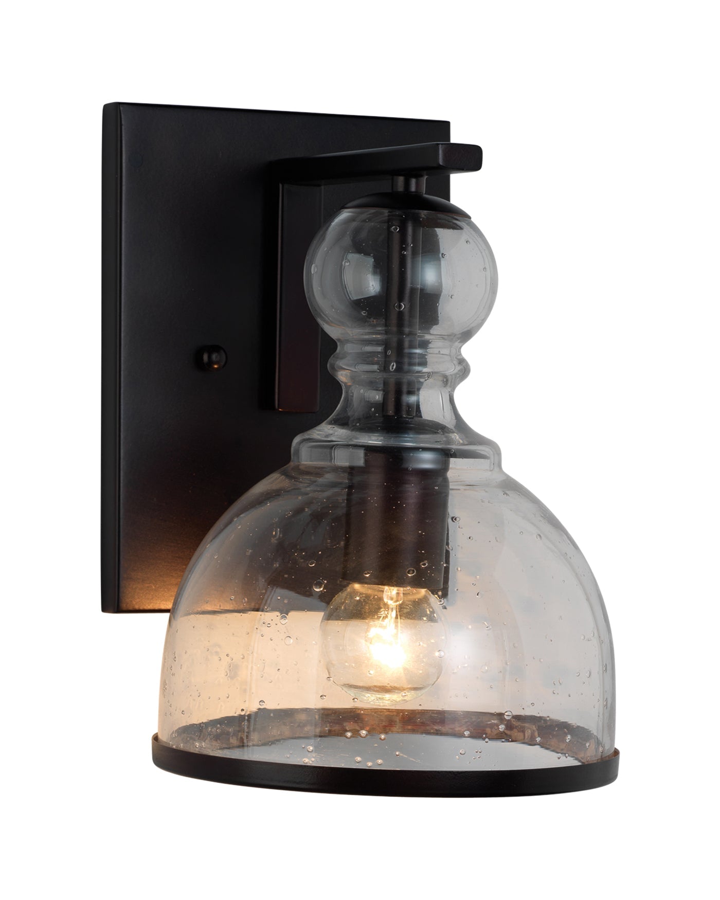 St. Charles Wall Sconce Small in Oil Rubbed Bronze Metal