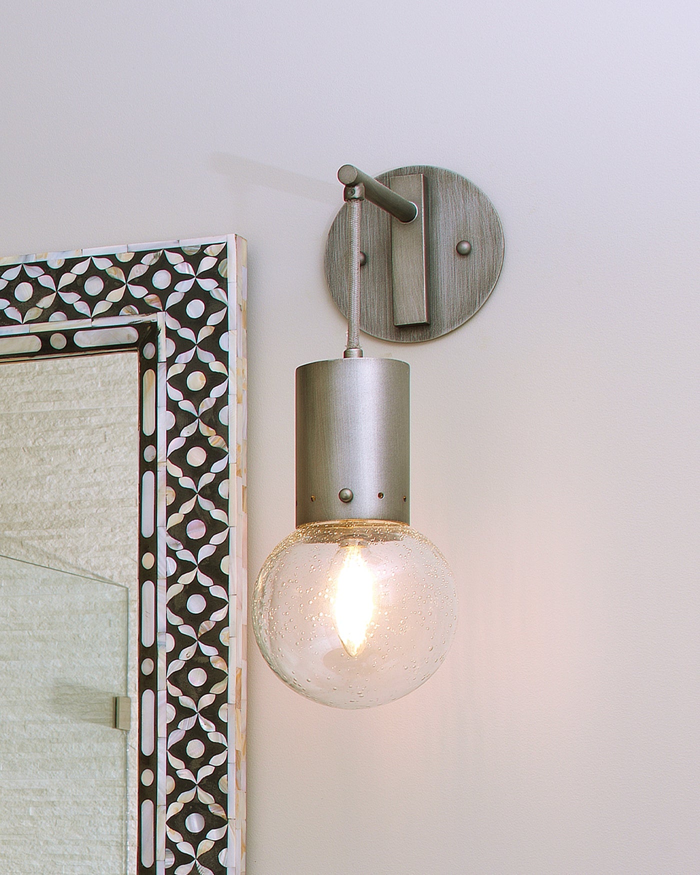 Strada Pendant Sconce in Gun Metal