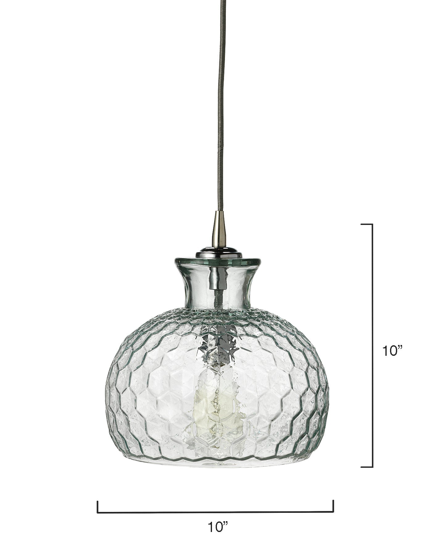Clark Pendant in Clear Glass