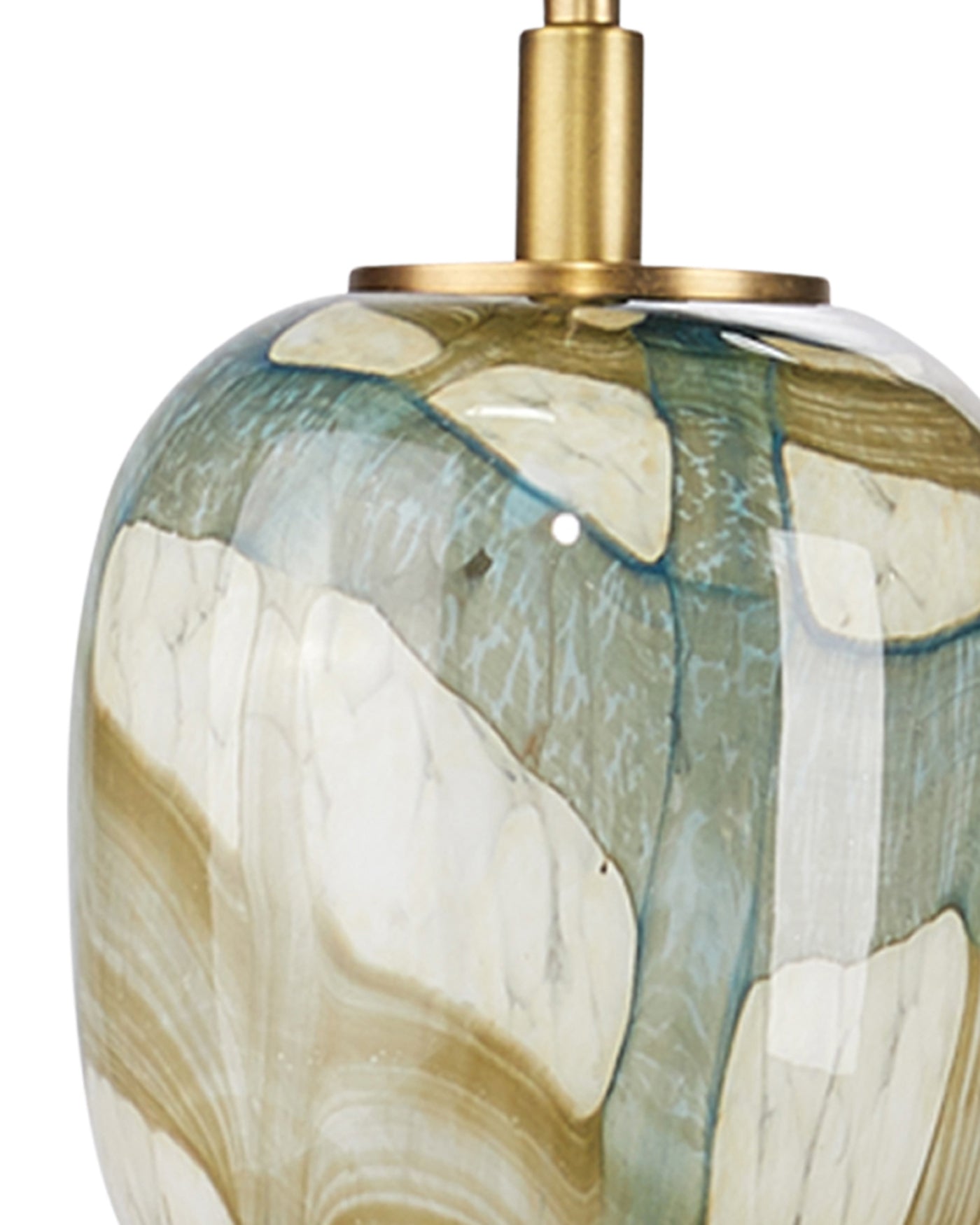 Helen Pendant, Small in Pale Blue Glass