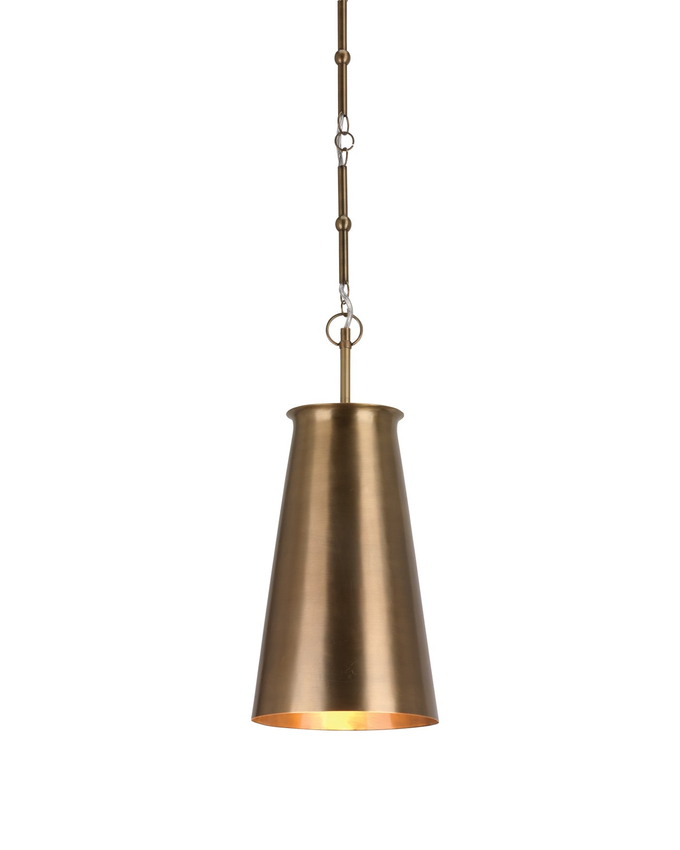 Nara Pendant in Antique Brass Metal