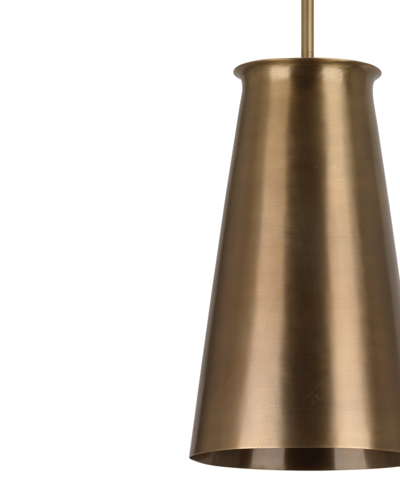 Nara Pendant in Antique Brass Metal