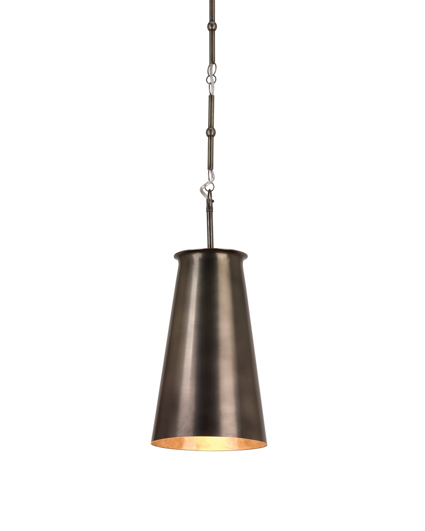 Nara Pendant in Gun Metal