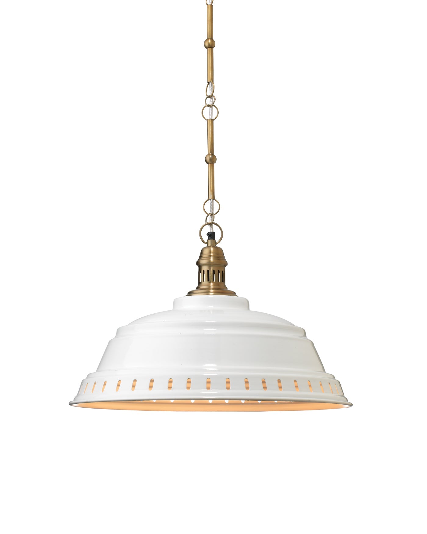 Provisions Pendant in White Metal