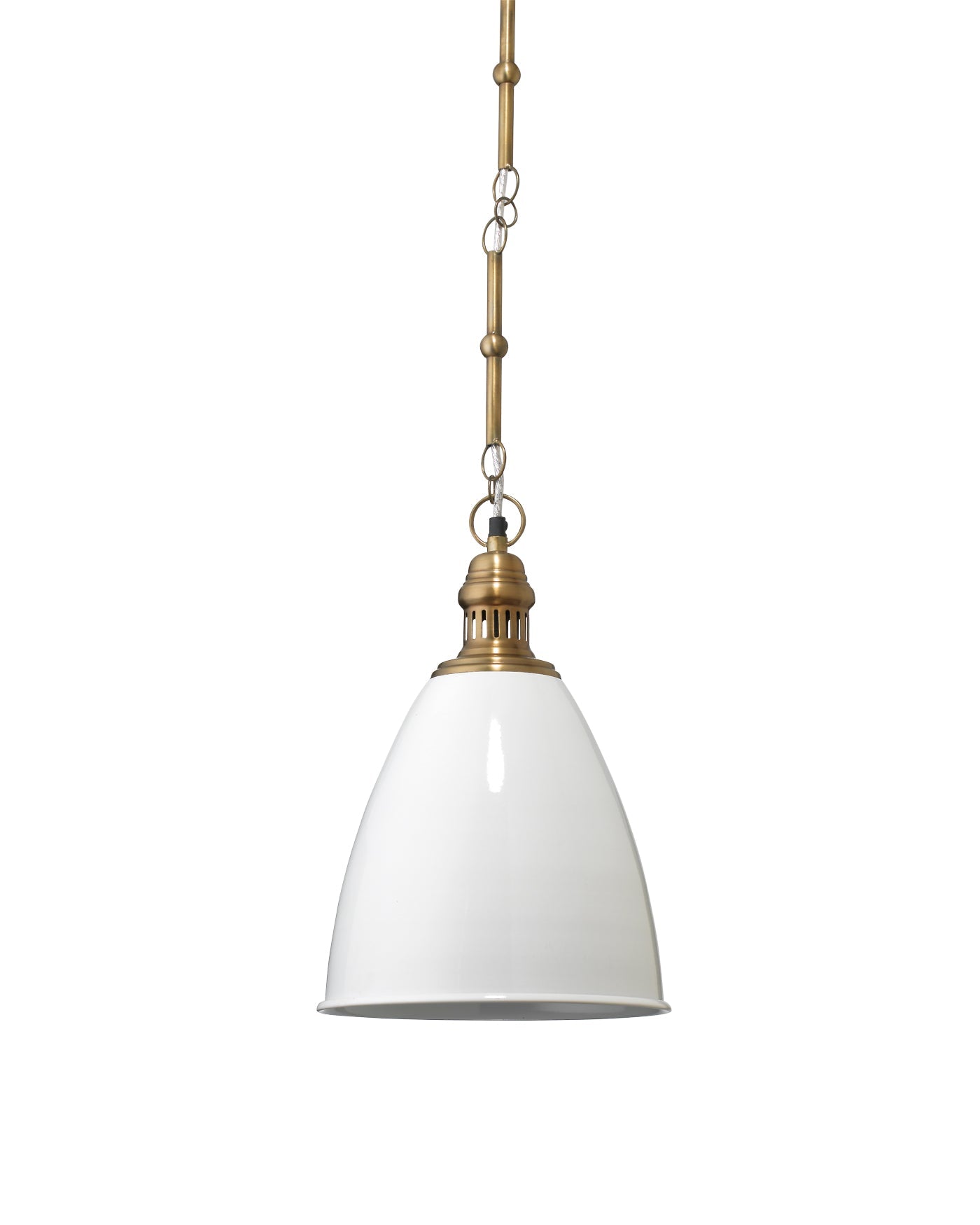 Tavern Pendant in White Metal