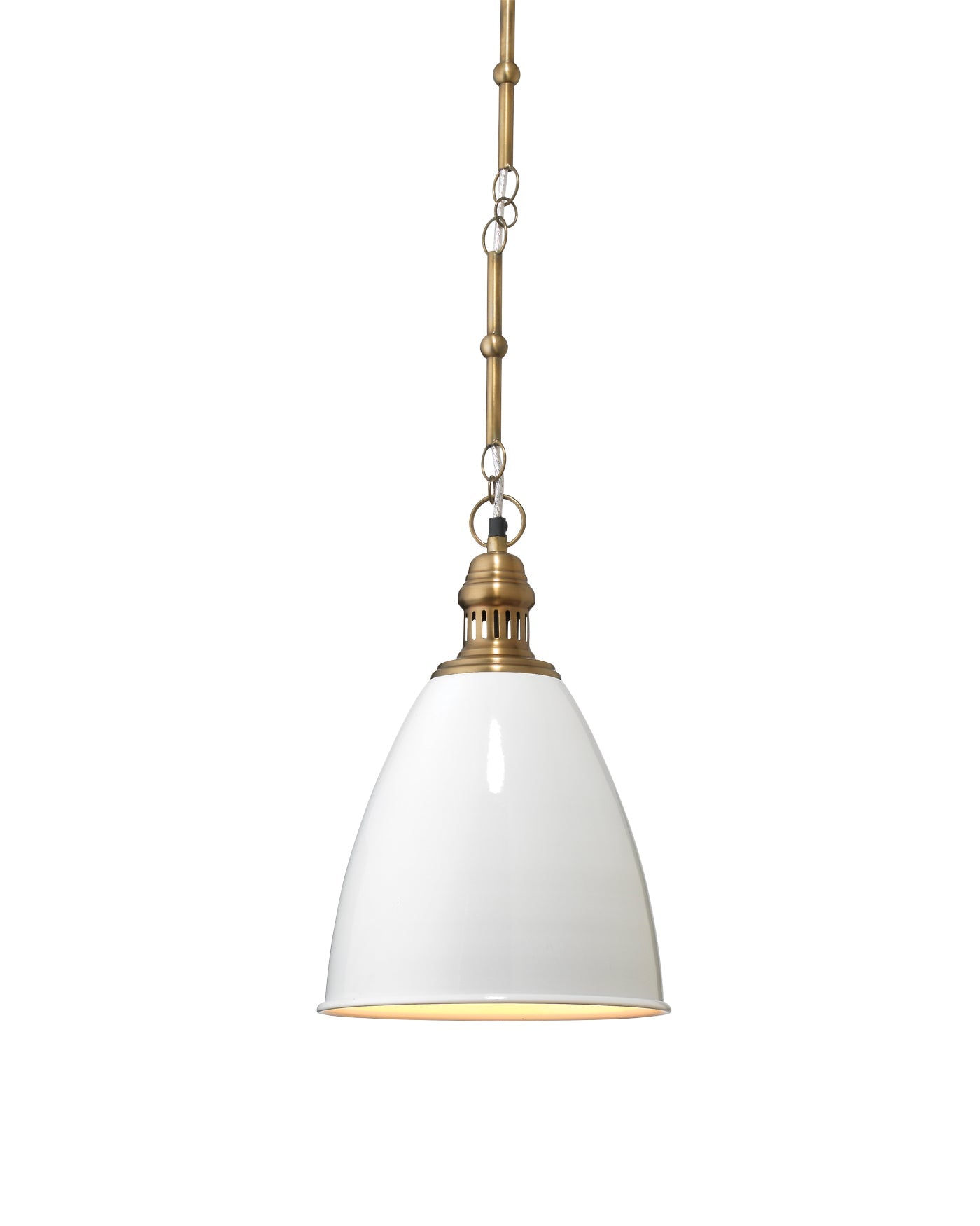 Tavern Pendant in White Metal