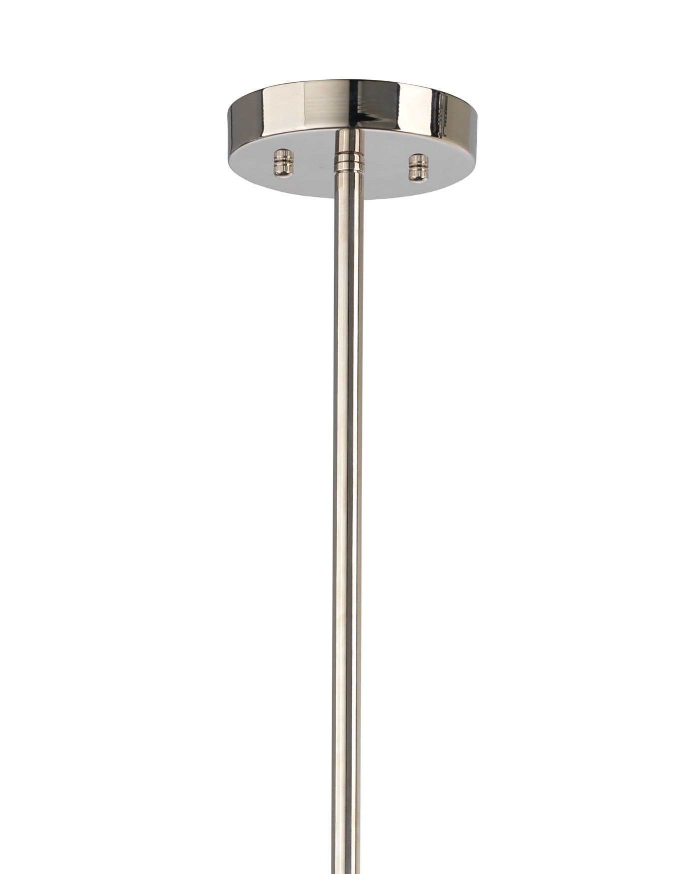 Tear Drop Three Arm Chandelier in Clear Glass & Nickel