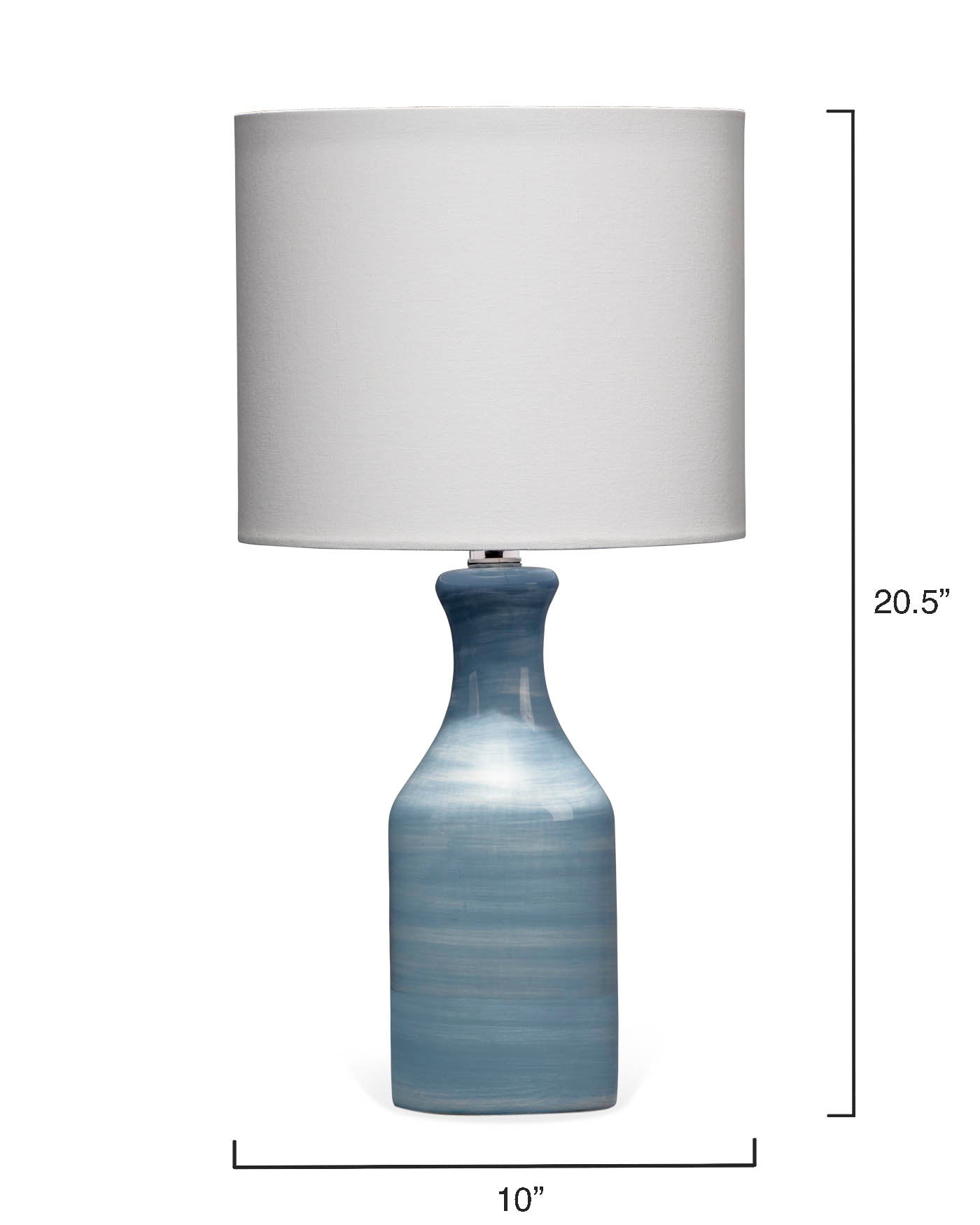 Bungalow Table Lamp in Blue & White Swirl Ceramic With Drum Shade in White Linen
UNO Socket