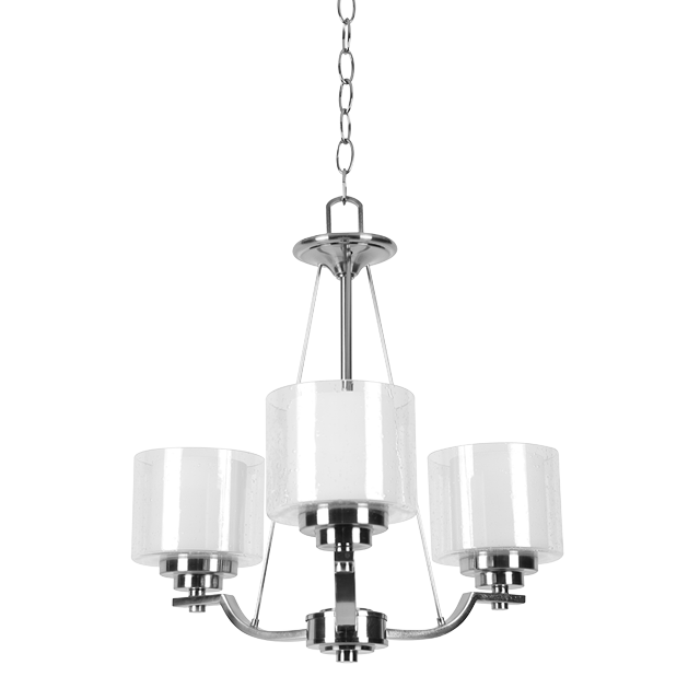 3-LT 100W MB ABBOT CHANDELIER