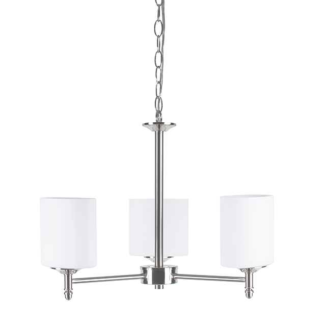 IRIS 3-LT 100W CHANDELIER