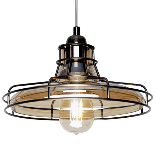 1LT 60W MB IBIS CHAMPAGNE GLASS MINI-PENDANT