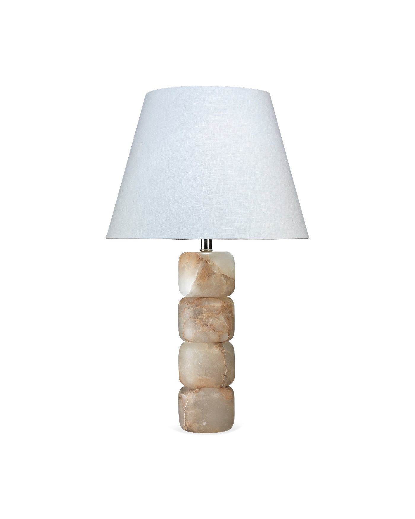 Veneto Table Lamp in Brown Alabaster