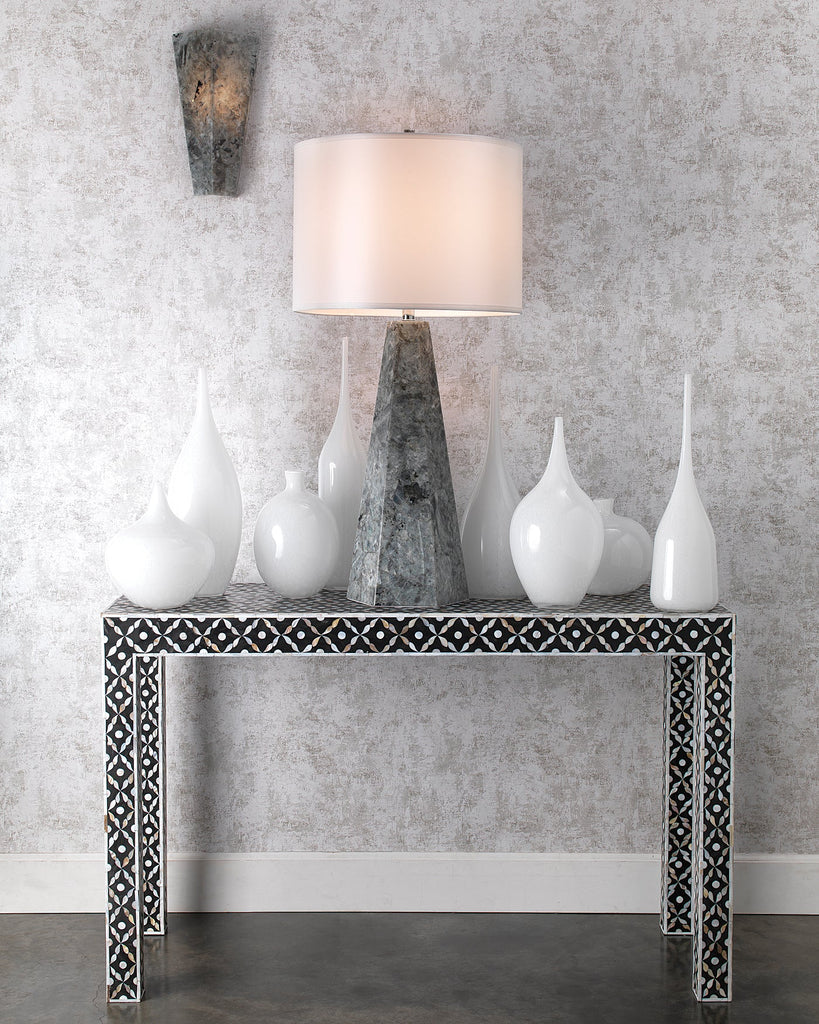 Borealis Tall Hexagon Wall Sconce in Labradorite