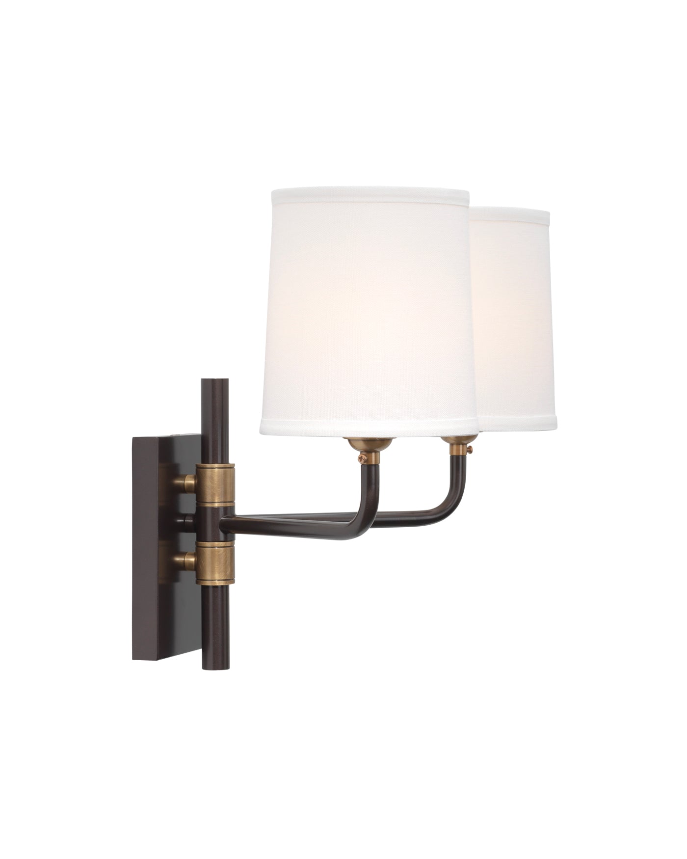 Lawton Double Arm Wall Sconce in Oil Rubbed Bronze