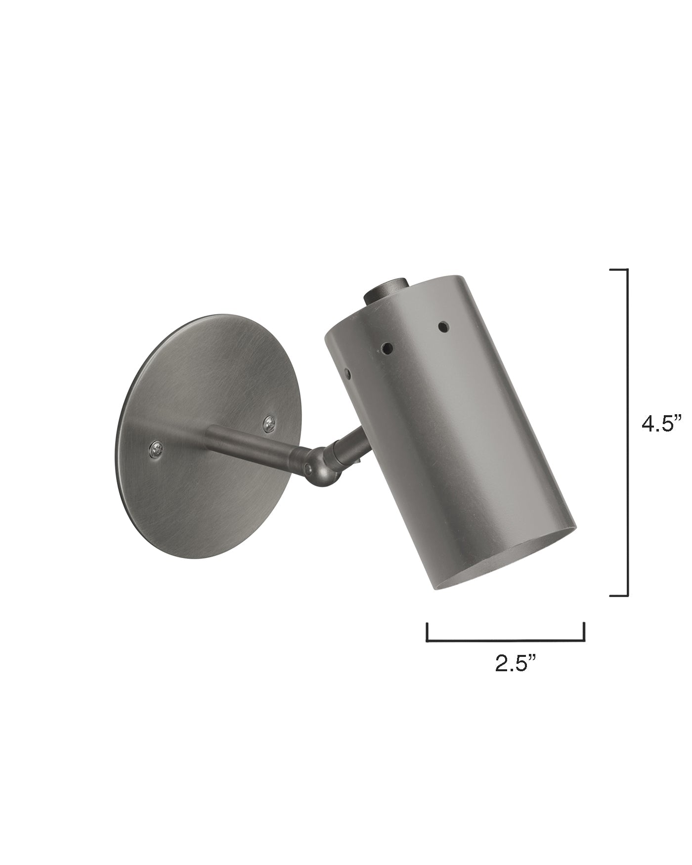 Milano Sconce in Gun Metal