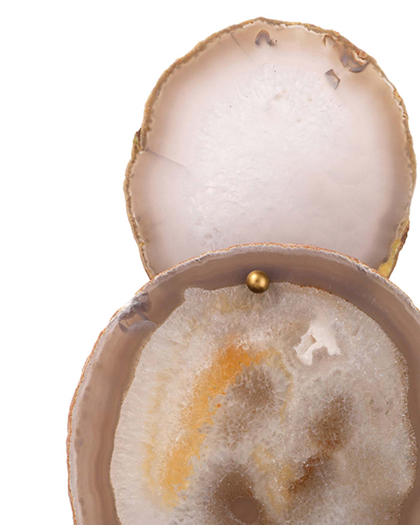 Trinity Wall Sconce in Pale Lavender Agate