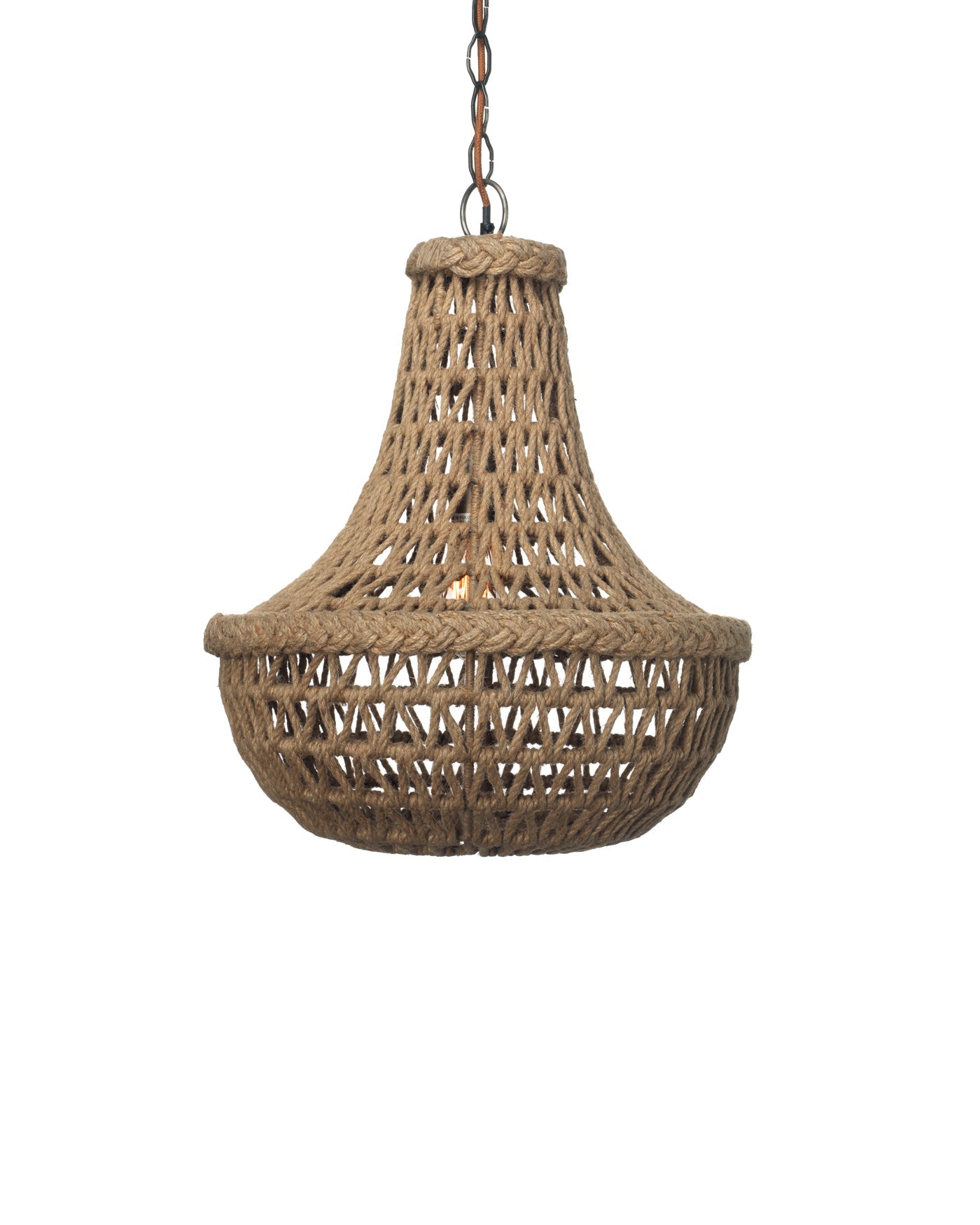 Jute Macrame Chandelier in Jute