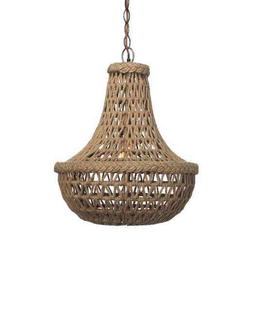 Jute Macrame Chandelier in Jute