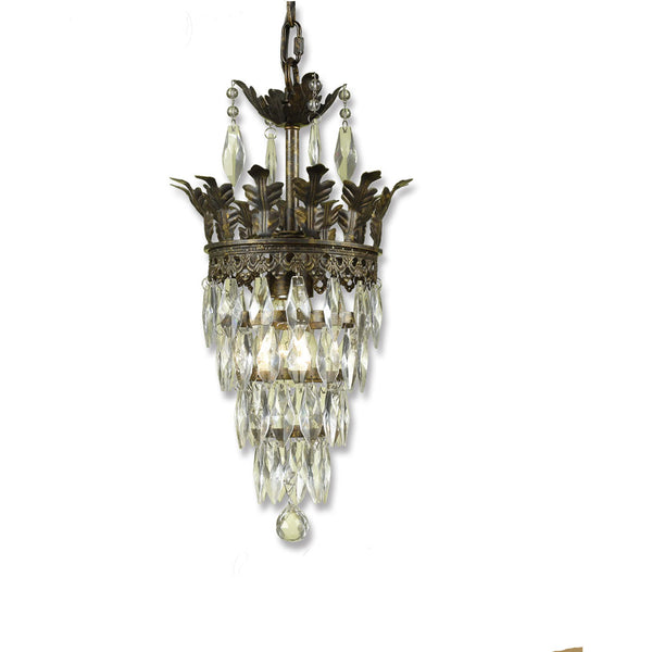 Sovereign Mini Chandelier, 1-60W Candle Bulb, 16