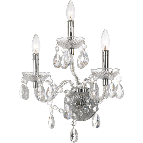 Naples 3-Light Wall Sconce, 13.5