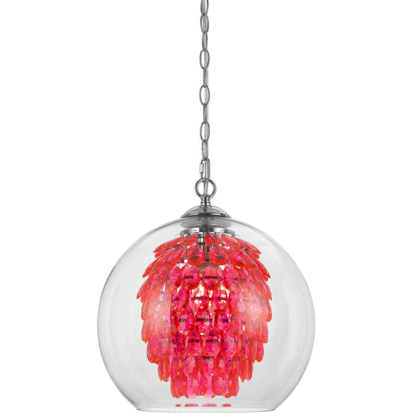 Glitzy Chandelier, 1-60W Edison Base, 14