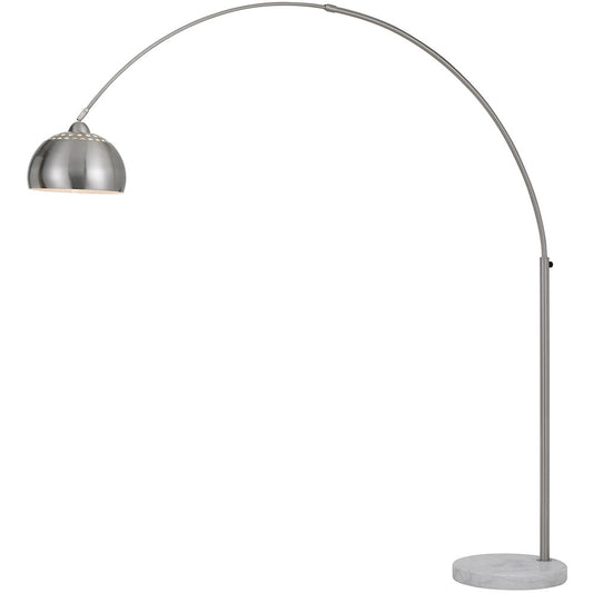 Orb Floor Lamp w/ Metal Globe, 15"Wx84"H, 1-100W Edison Bulb