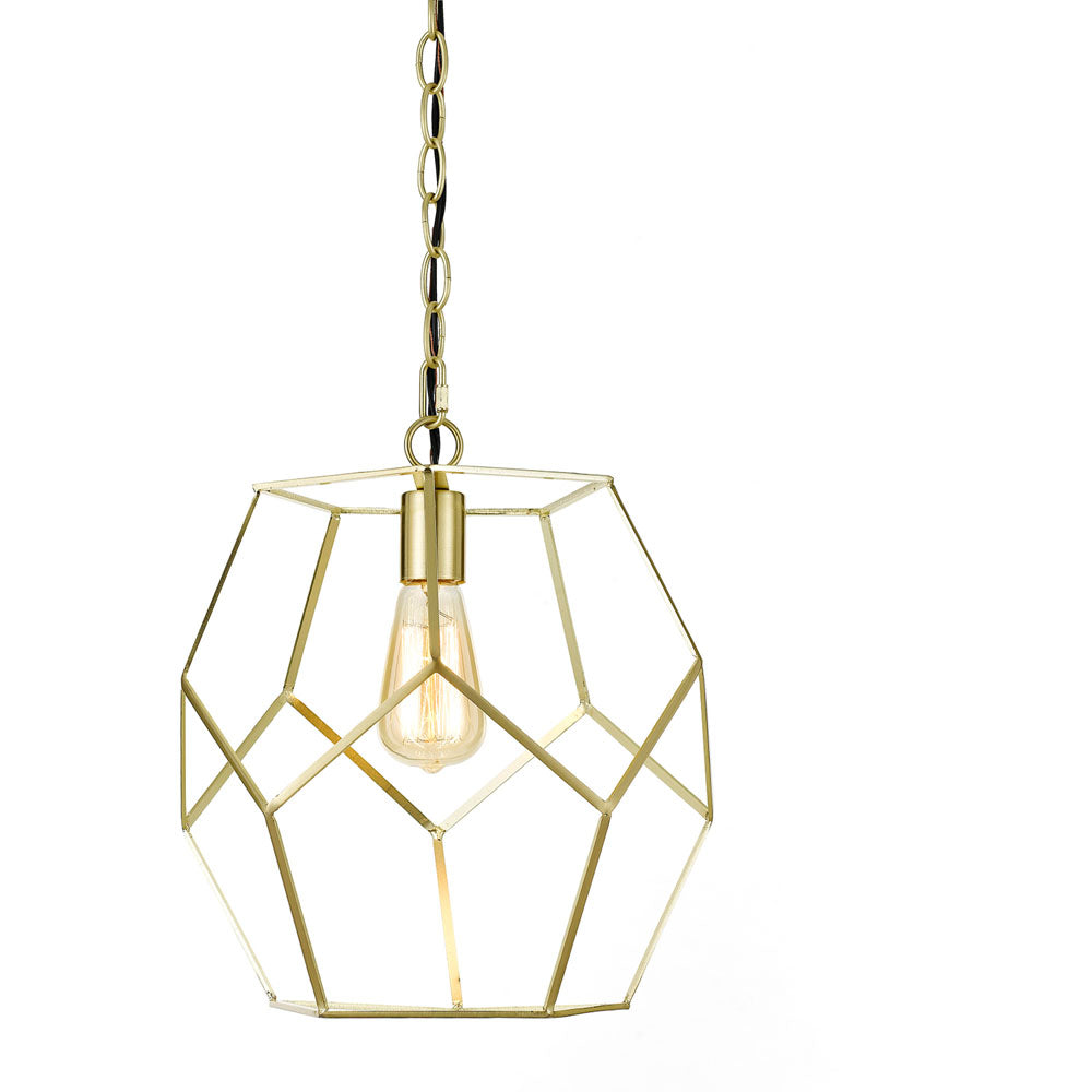 Bellini Pendant, 1-60W Edison Bulb, 13"Wx12.25"H, Hardwire or Plug