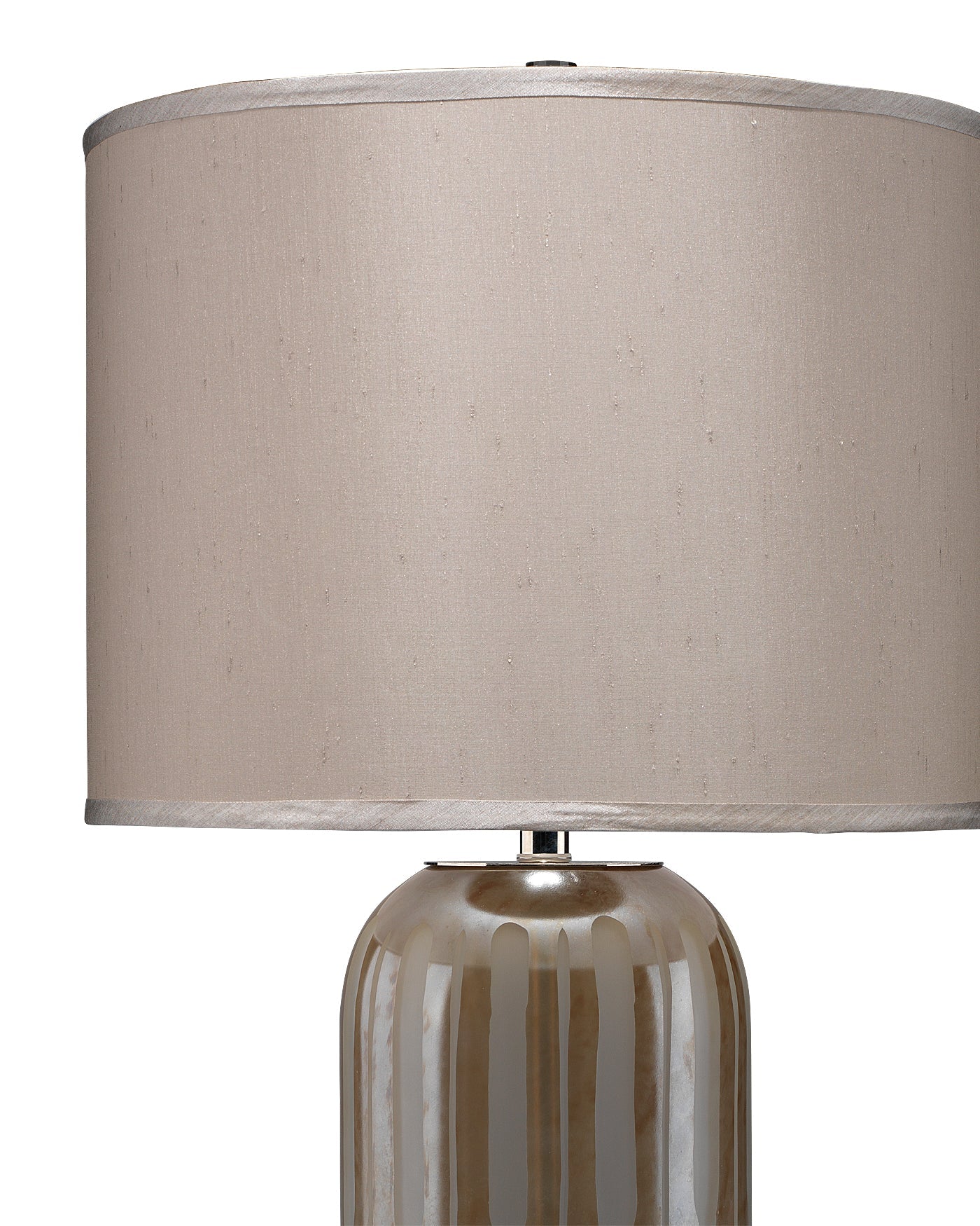 Ethereal Table Lamp in Taupe & Opal Glass