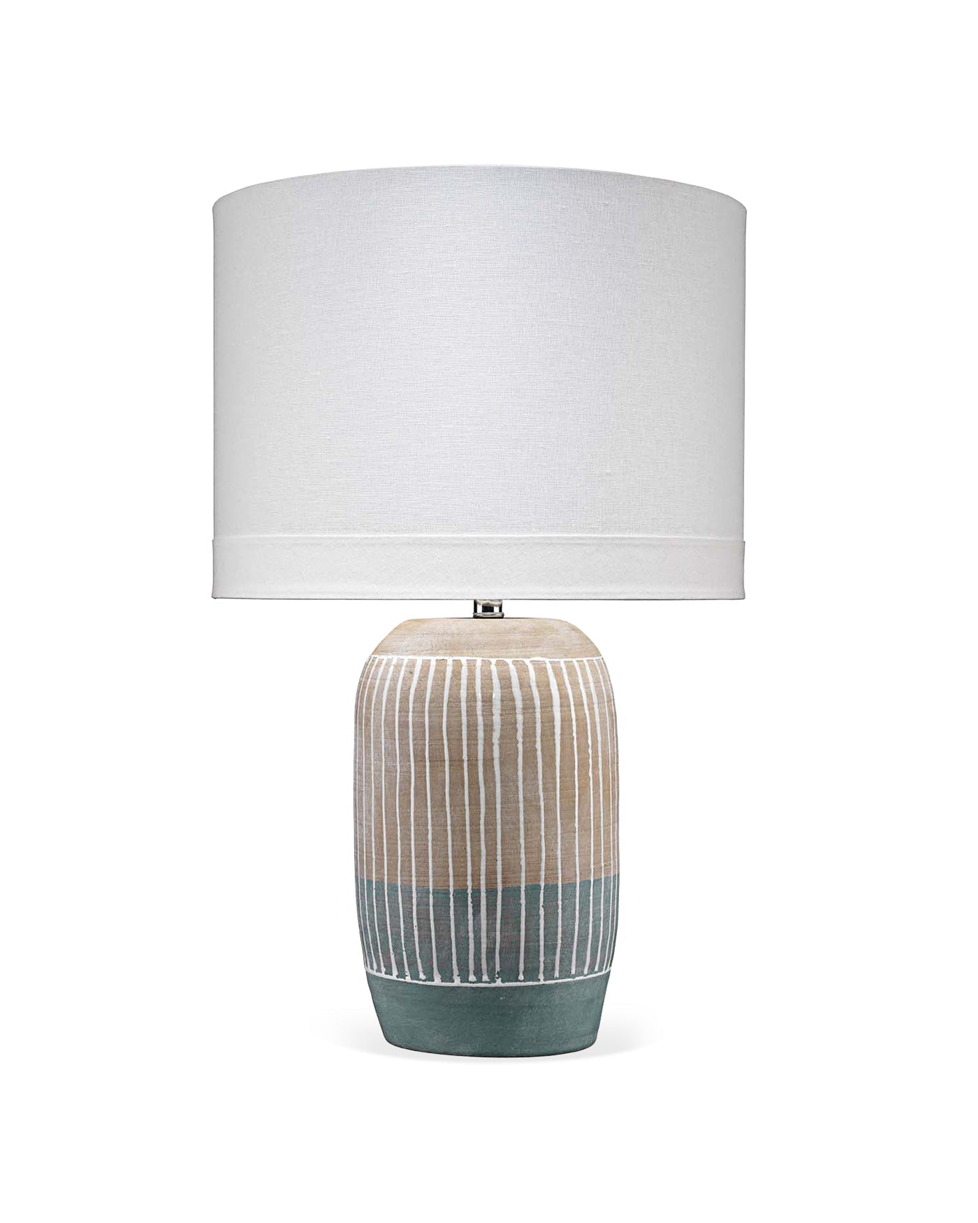 Flagstaff Table Lamp in Natural & Slate Ceramic