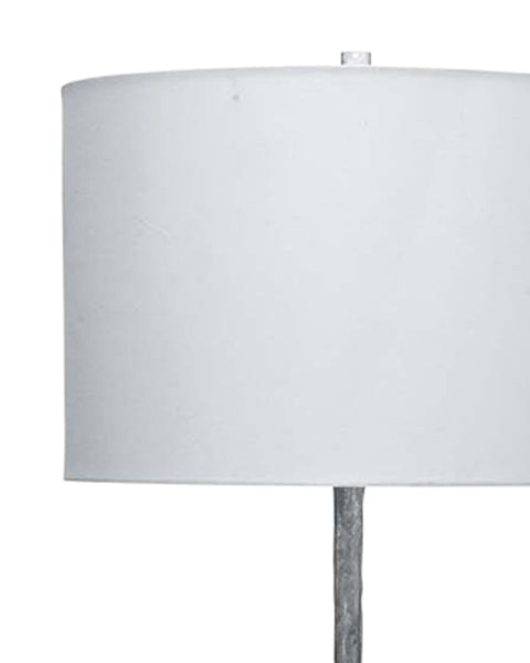 Humble Floor Lamp in Textured Grey Plaster