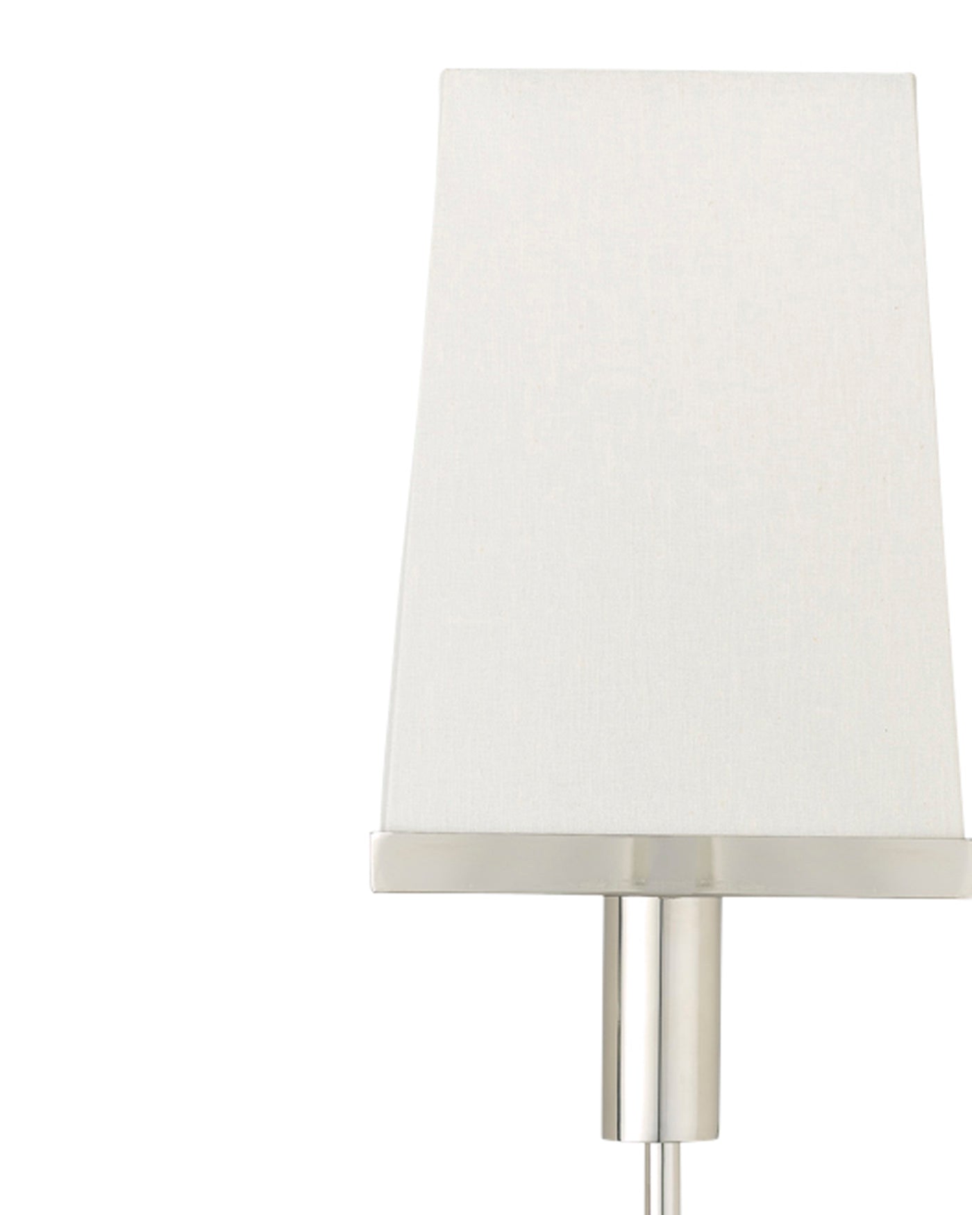 Jud Table Lamp in Oil Rubbed Bronze With Small Square Open Cone Shade in White Linen